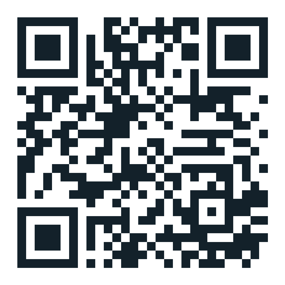 QR code linking to Safety Bug Training landing page
